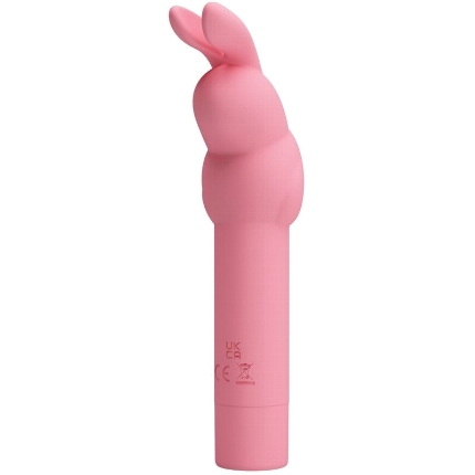 pretty love - vibrador de silicona conejo rosa gerardo D-236967