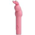 pretty love - vibrador de silicona conejo rosa gerardo
