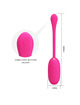 pretty love - doreen huevo vibrador recargable magenta