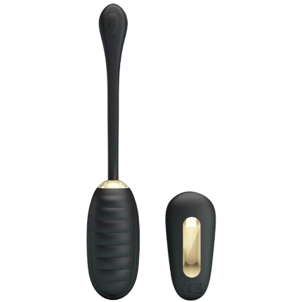 pretty love - doreen luxury rechargeable vibrating egg black D-237372