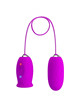 pretty love - daisy huevo dual vibrador recargable morado