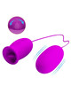 pretty love - daisy huevo dual vibrador recargable morado