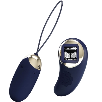 pretty love - mina vibrating egg remote control blue D-238080