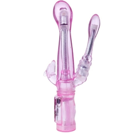 baile - flexible vibrator with anal stimulator D34-194023