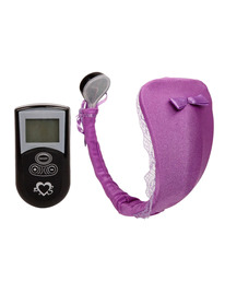 baile - tanga con vibrador con control remoto lila