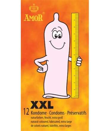 12 x Preservativos Amor XXL,920612