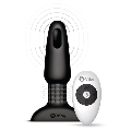 b-vibe - rimming remote control anal plug 2 black