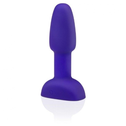 Plug Anal B-Vibe com vibração e comando Rimming Petite Lilás,D-217120