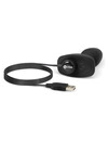 Plug Anal B-Vibe com vibração e comando Rimming Petite Preto,D-217121