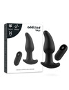 addicted toys - remote control plug anal p-spot black pointed D-227638