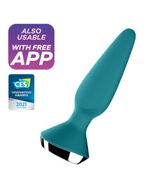 satisfyer - plug ilicious 1 plug vibrador verde
