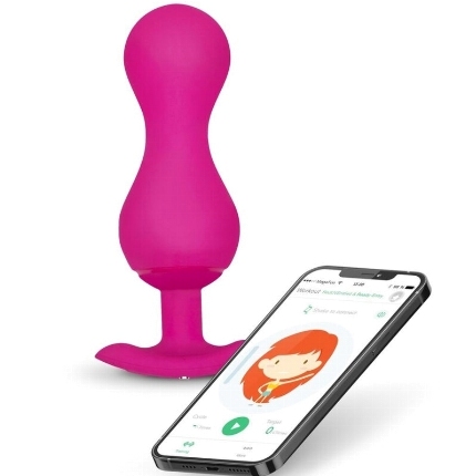 Plug Anal com Vibração G-vibe G-balls 3 com app e Recarregável,D-228845