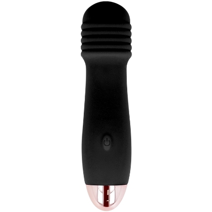 dolce vita - rechargeable vibrator three black 7 speed D-228454