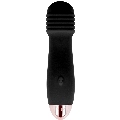 dolce vita - vibrador recargable tres negro 7 velocidades