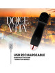 dolce vita - rechargeable vibrator three black 7 speed D-228454
