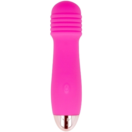 dolce vita - vibrador recargable three rosa 7 velocidades