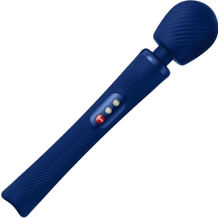 fun factory - vim wand rumble vibrador recargable silicona azul medianoche