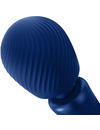 fun factory - vim silicone rechargeable vibrating weighted rumble wand midnight blue D-235520