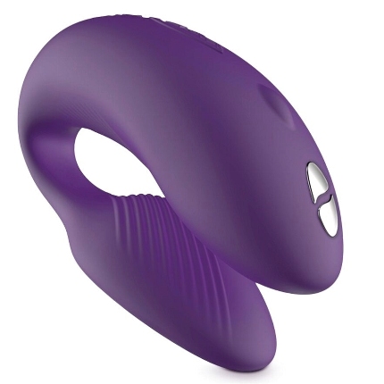Vibrador para casais We-vibe Chorus para casais com comando Roxo