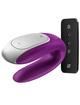 satisfyer - double fun partner vibrador lila