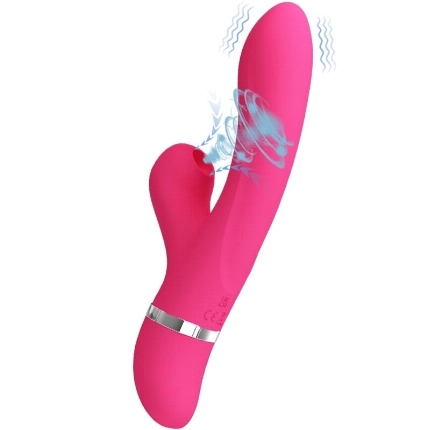 Vibrador Rabbit Pretty Love com Sucção