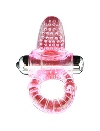 Cockring Baile Sweet Abs com Vibração Rosa