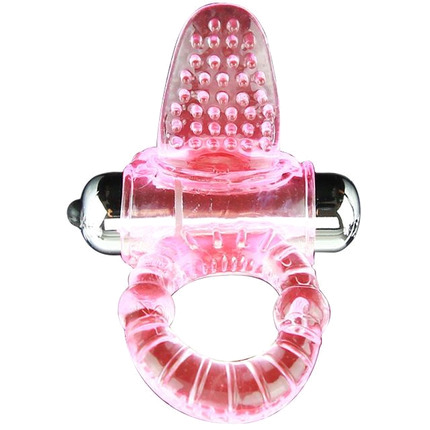 Cockring Baile Sweet Abs com Vibração Rosa