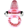 Cockring Baile Sweet Abs com Vibração Rosa