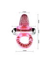 baile - sweet abs 10 rhythms ring pink vibrator penis ring D-194490