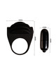 pretty love - chester anillo vibrador negro