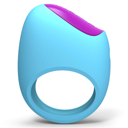 Cockring com Vibração Lelo Lifeguard com App Azul