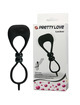 Cockring com Vibração Pretty Love Pénis e Testículos