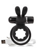 Cockring com Vibração Screaming O Rabbit Preto