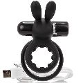 screaming o - anillo doble recargable con rabbit hare negro