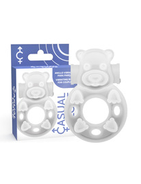 casual love - 26 anillo vibrador conejito transparente