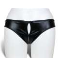 Cuecas Crotchless em Vinil