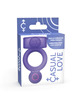 Cockring com Vibração Casual Love Double Pleasure Roxo