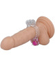 Cockring com Vibração Casual Love Double Pleasure Transparente