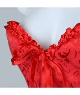 Bodice Floral Red 161013