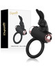 coquette toys - cock ring anillo vibrador negro / gold