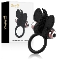 coquette toys - cock ring butterfly anillo vibrador negro / gold