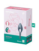 satisfyer - bullseye anillo vibrador app gris