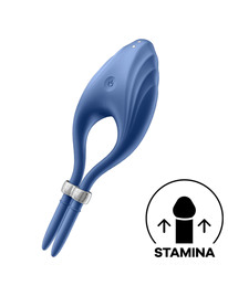 satisfyer - duelist ring vibrator blue D-231897