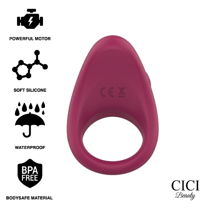 cici beauty - premium silicone vibrating ring D-232467