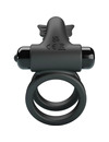 pretty love - double vibrating ring with black stimulator D-233397