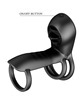 pretty love - jammy funda de pene 12 vibraciones con lengua recargable silicona