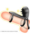 pretty love - jammy penis sheath 12 vibrations with rechargeable silicone tongue D-235755
