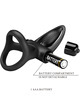 Pretty love - anillo vibrador 10 vibraciones silicona negro