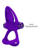 Pretty love - anillo vibrador 10 vibraciones silicona violeta