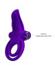 pretty love - anillo vibrador para pene morado